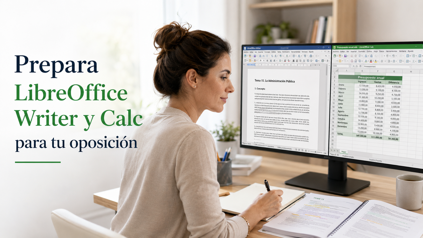 prepara la prueba practica de libre office parra la oposicion del ayuntamiennto de zaragoza